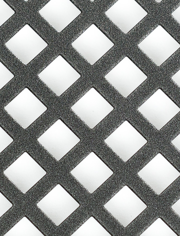 Decorative Grilles, Lattice Pewter 1X1M With No Backing Mesh Cut To Size