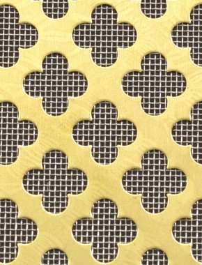 Brass Decorative Fancy Cross Radiator Cover Grilles Perforated Metal Mesh -  The Mesh Company