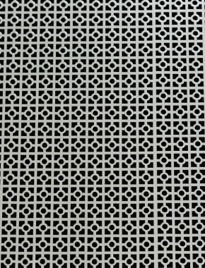 Decorative Panel, Moroccan Silver Anodised 1X.665M With No Backing Mesh ...